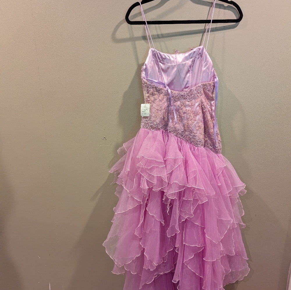 Lavender Mystique Ruffled Dress - Picture 3 of 8